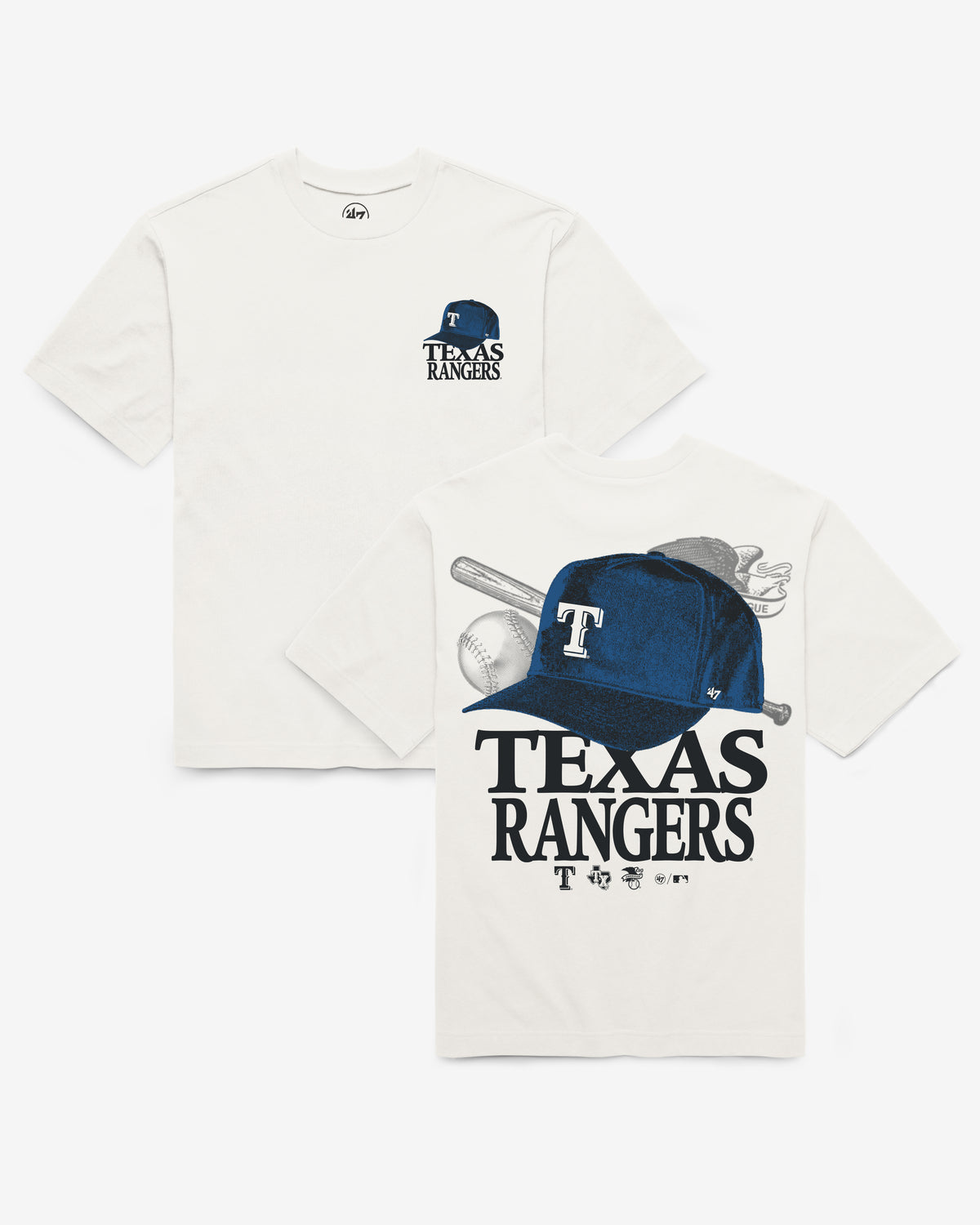 TEXAS RANGERS IN THE PAPER '47 FOUNDATION TEE