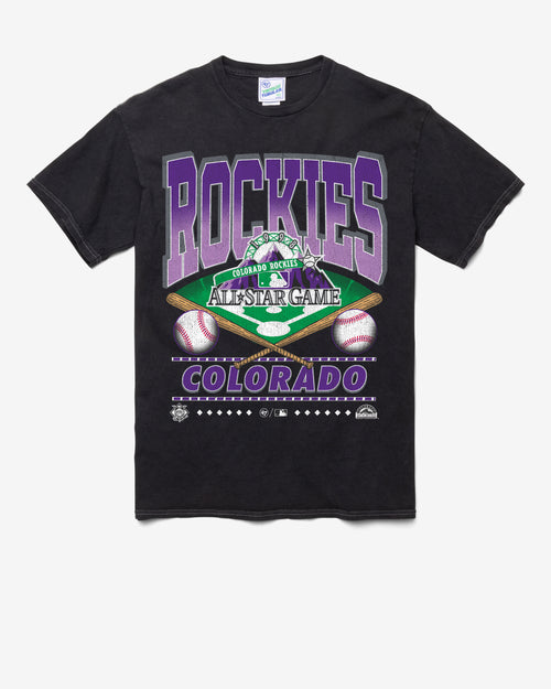 COLORADO ROCKIES COOPERSTOWN STRAIGHT SHOT VINTAGE '47 TUBULAR TEE