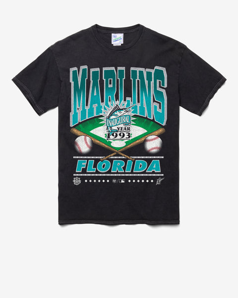 MIAMI MARLINS COOPERSTOWN STRAIGHT SHOT VINTAGE '47 TUBULAR TEE