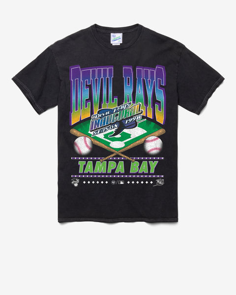 TAMPA BAY RAYS COOPERSTOWN STRAIGHT SHOT VINTAGE '47 TUBULAR TEE