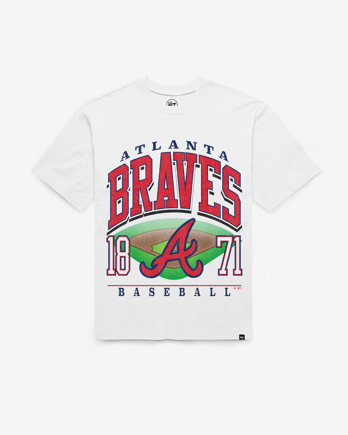 ATLANTA BRAVES FIELD GENERAL '47 FOUNDATION TEE