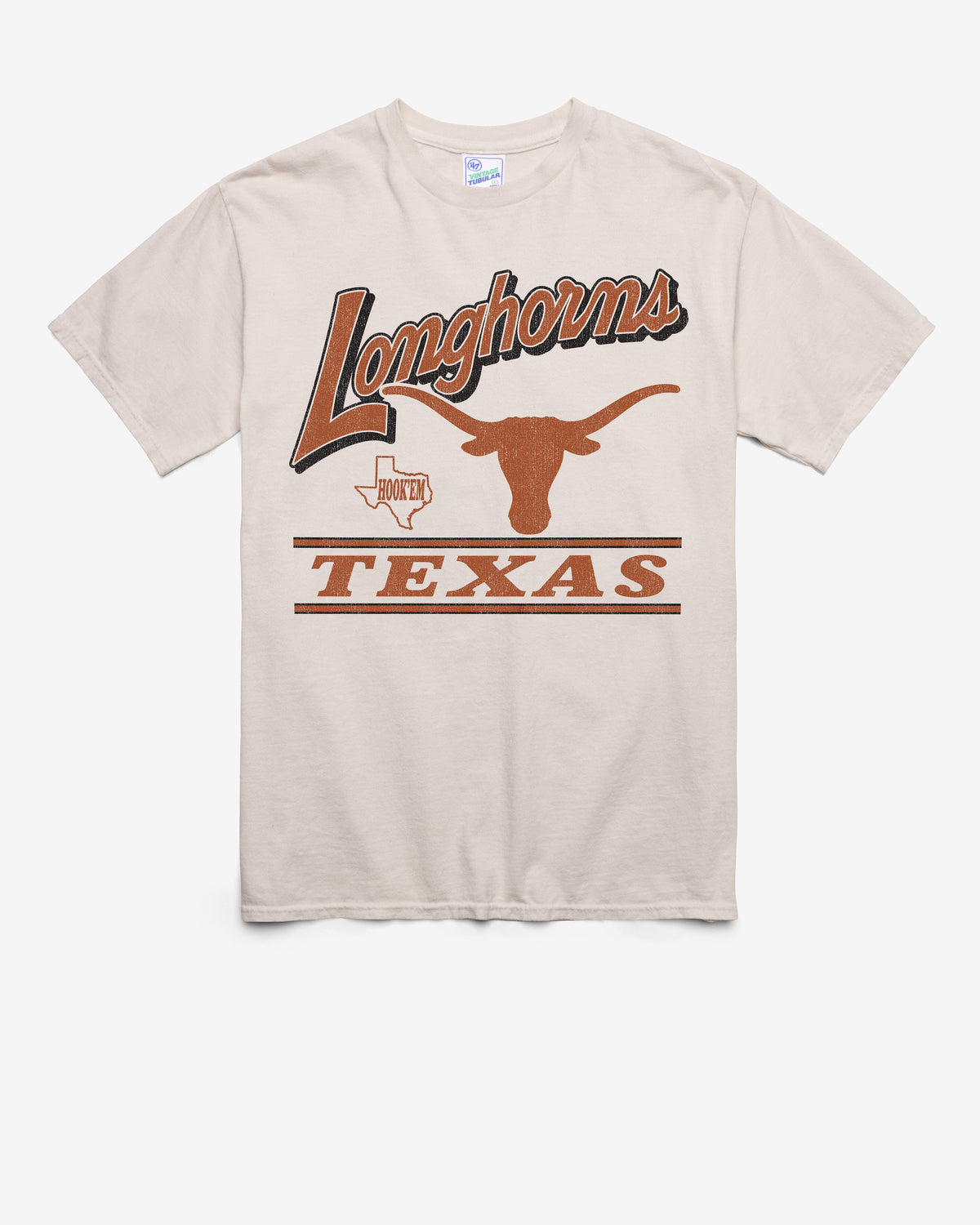 TEXAS LONGHORNS FLY BY VINTAGE '47 TUBULAR TEE