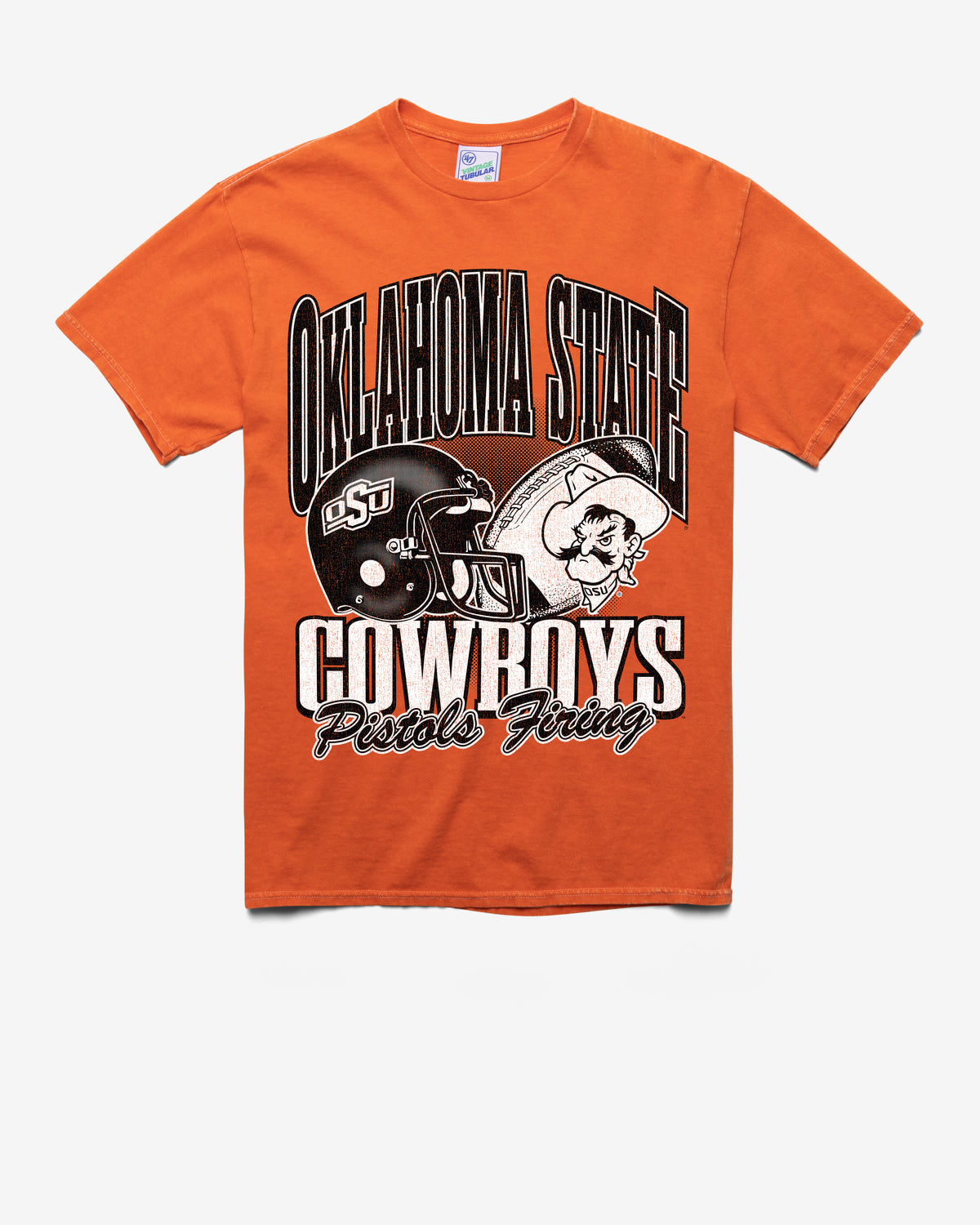 OKLAHOMA STATE COWBOYS MONOCHROME VINTAGE '47 TUBULAR TEE