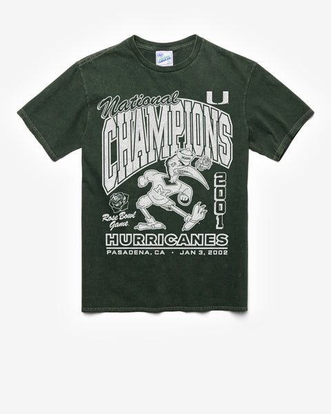 MIAMI HURRICANES H-BOWLS MONOCHROME VINTAGE '47 TUBULAR TEE