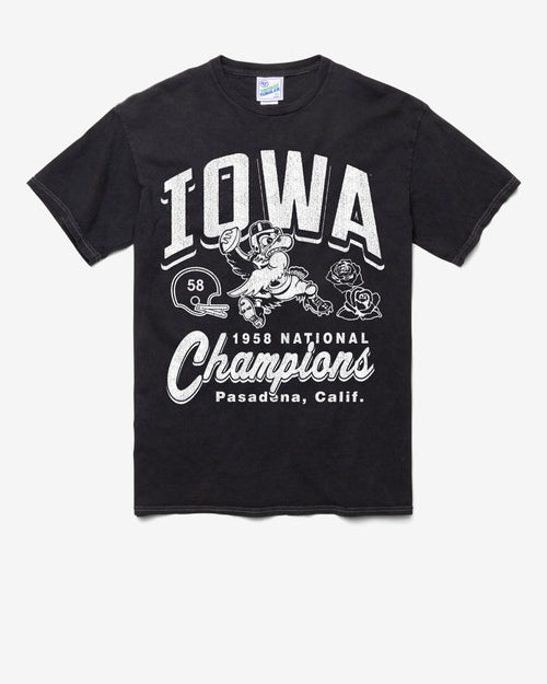 IOWA HAWKEYES H-CHAMPS MONOCHROME VINTAGE '47 TUBULAR TEE