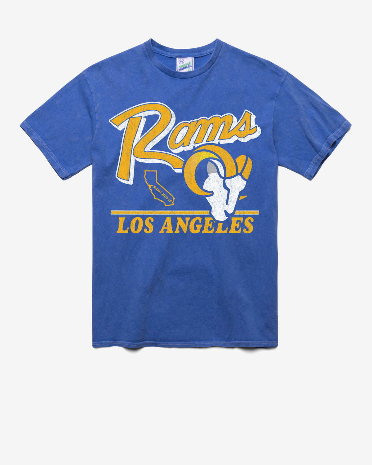 LOS ANGELES RAMS FLY BY VINTAGE '47 TUBULAR TEE