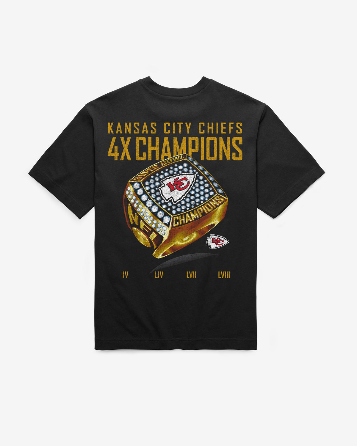 KANSAS CITY CHIEFS SUPER BOWL RING '47 FOUNDATION TEE