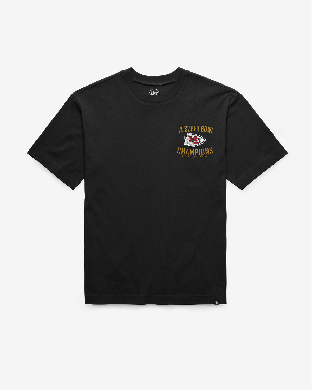 KANSAS CITY CHIEFS SUPER BOWL RING '47 FOUNDATION TEE