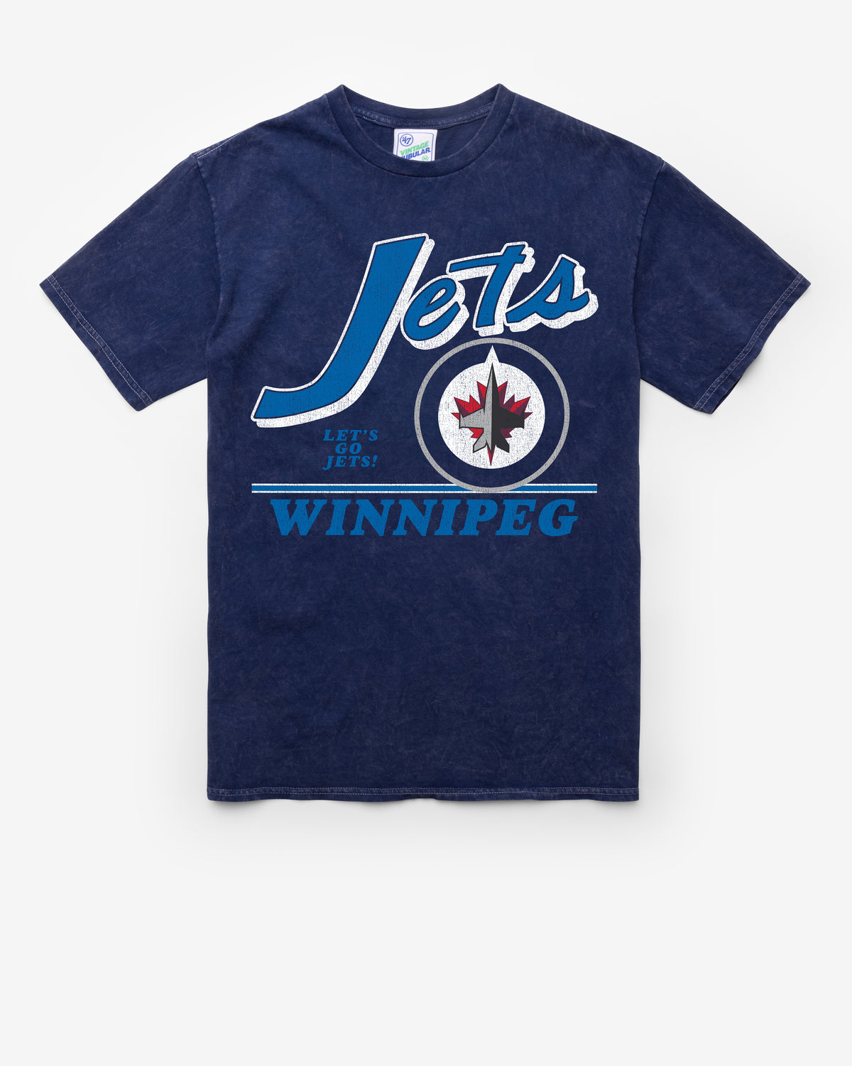 WINNIPEG JETS FLY BY VINTAGE '47 TUBULAR TEE
