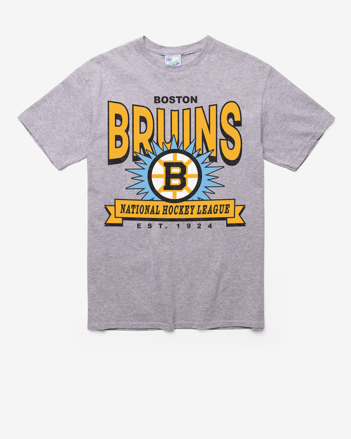 BOSTON BRUINS TWELVE SIX VINTAGE '47 TUBULAR TEE