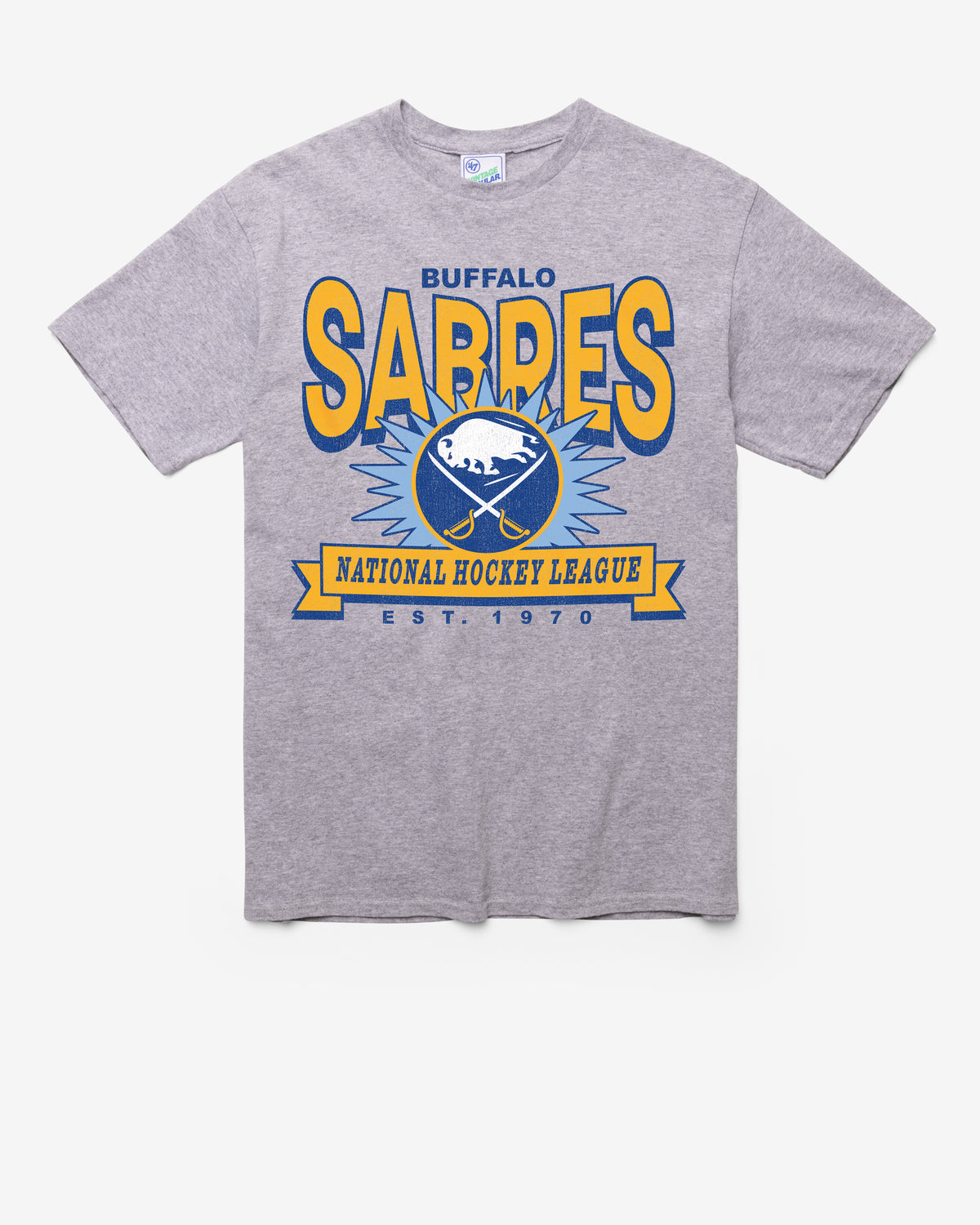 BUFFALO SABRES TWELVE SIX VINTAGE '47 TUBULAR TEE