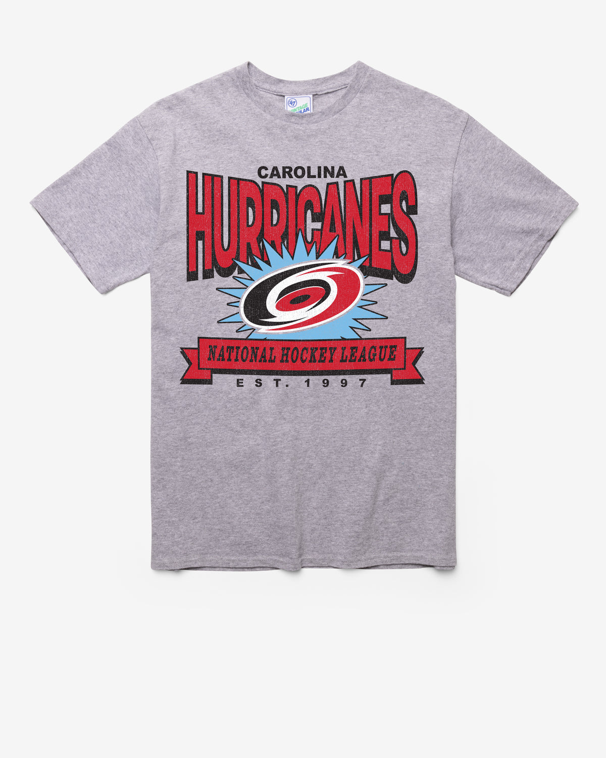 CAROLINA HURRICANES TWELVE SIX VINTAGE '47 TUBULAR TEE