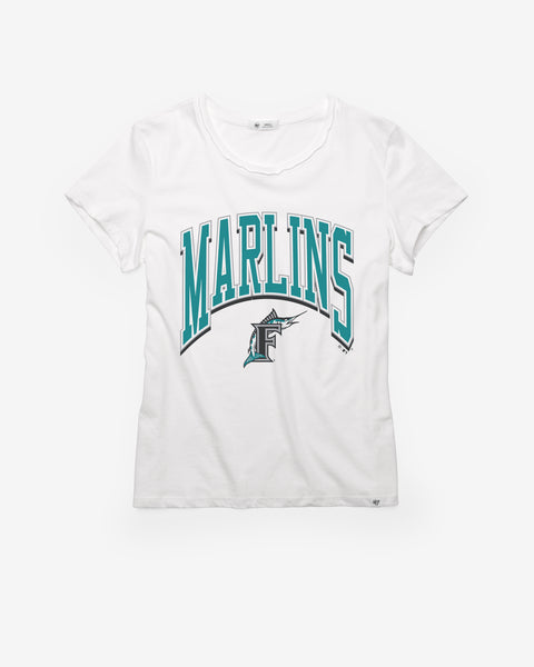 MIAMI MARLINS COOPERSTOWN WALK TALL '47 FRANKIE TEE WOMENS