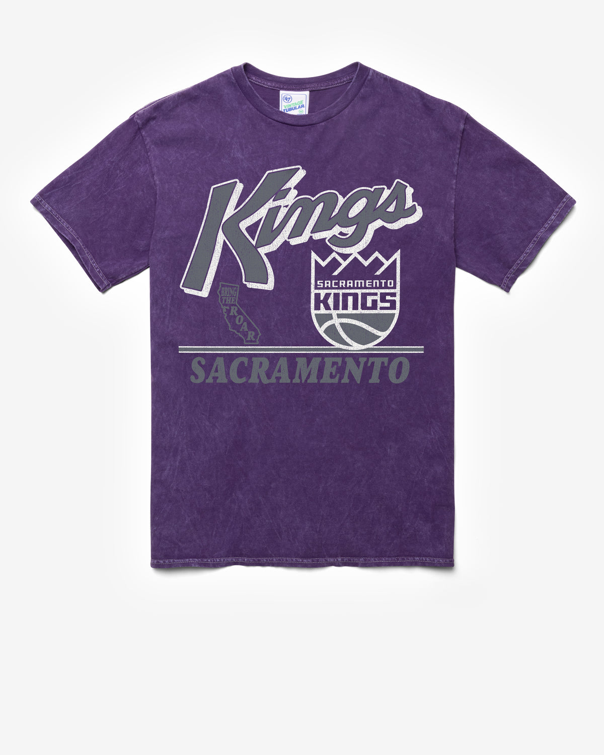SACRAMENTO KINGS FLY BY VINTAGE '47 TUBULAR TEE