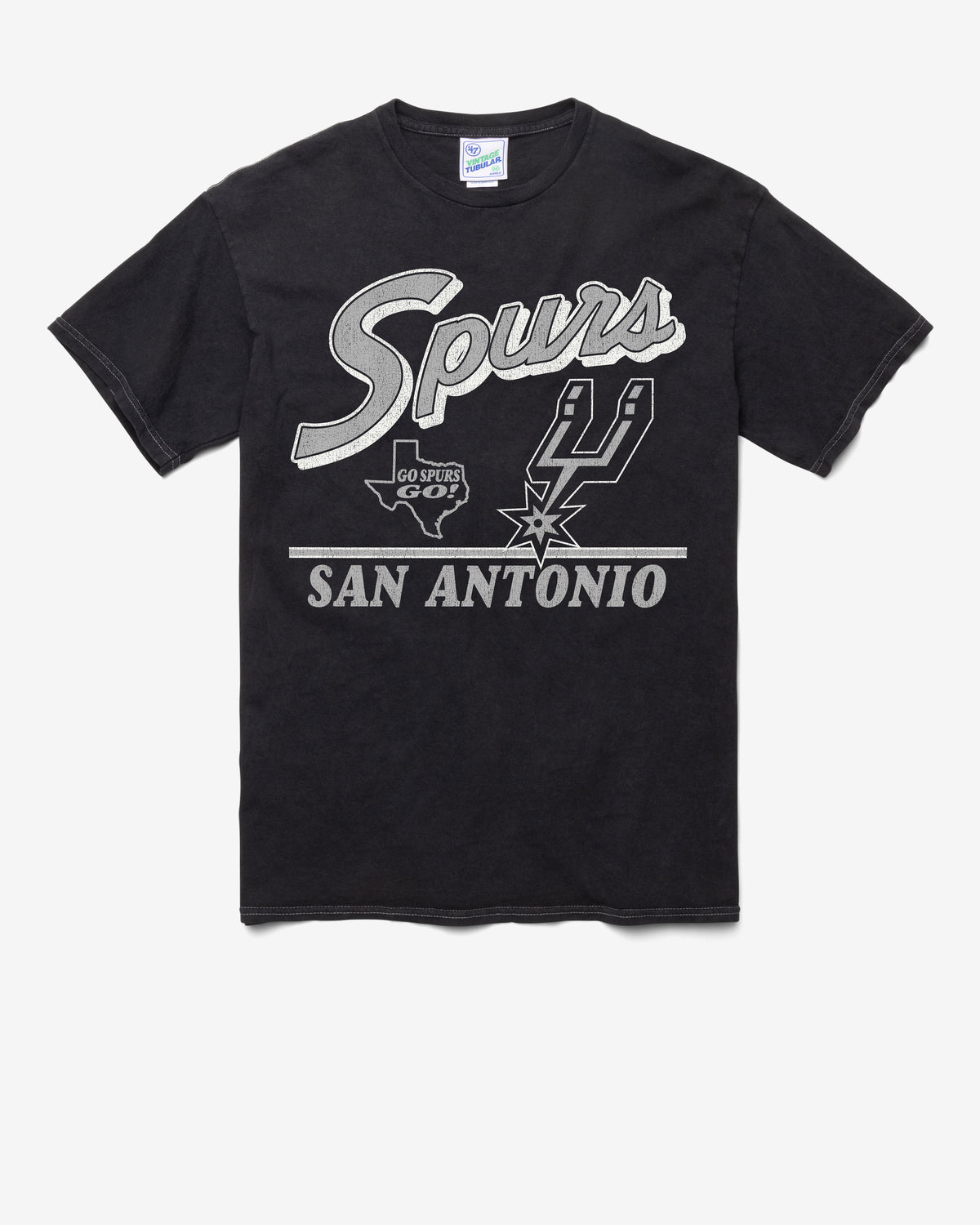 SAN ANTONIO SPURS FLY BY VINTAGE '47 TUBULAR TEE
