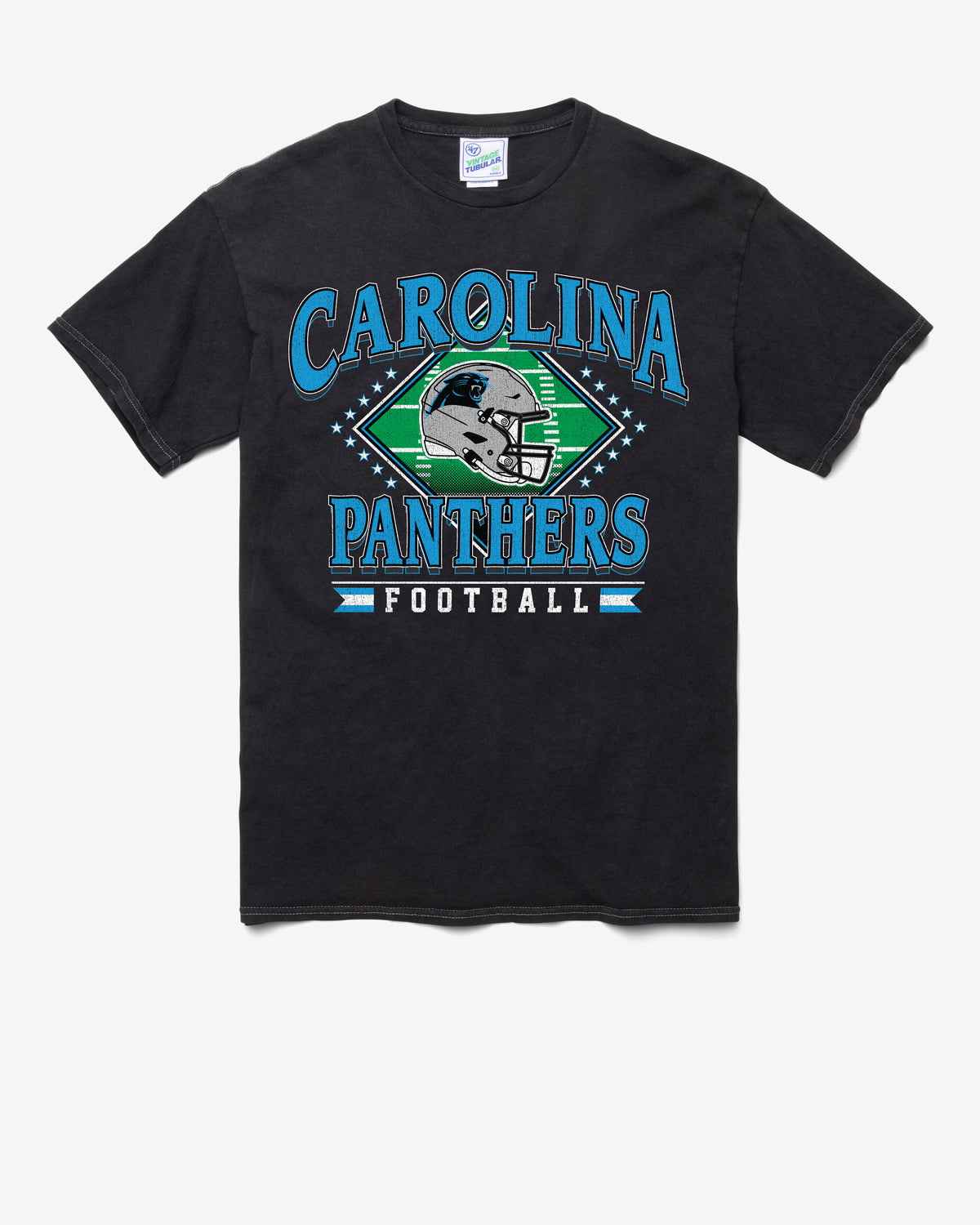 CAROLINA PANTHERS FIELD PASS VINTAGE '47 TUBULAR TEE