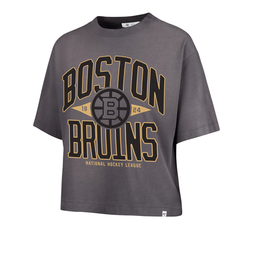 BOSTON BRUINS WINDTHROW '47 RAVINE CROP TEE WOMENS