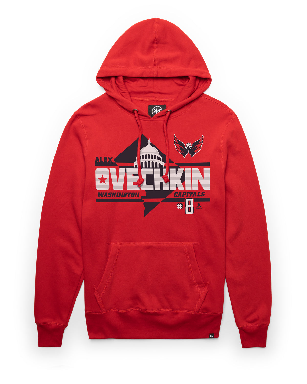 WASHINGTON CAPITALS ALEX OVECHKIN '47 HEADLINE HOOD