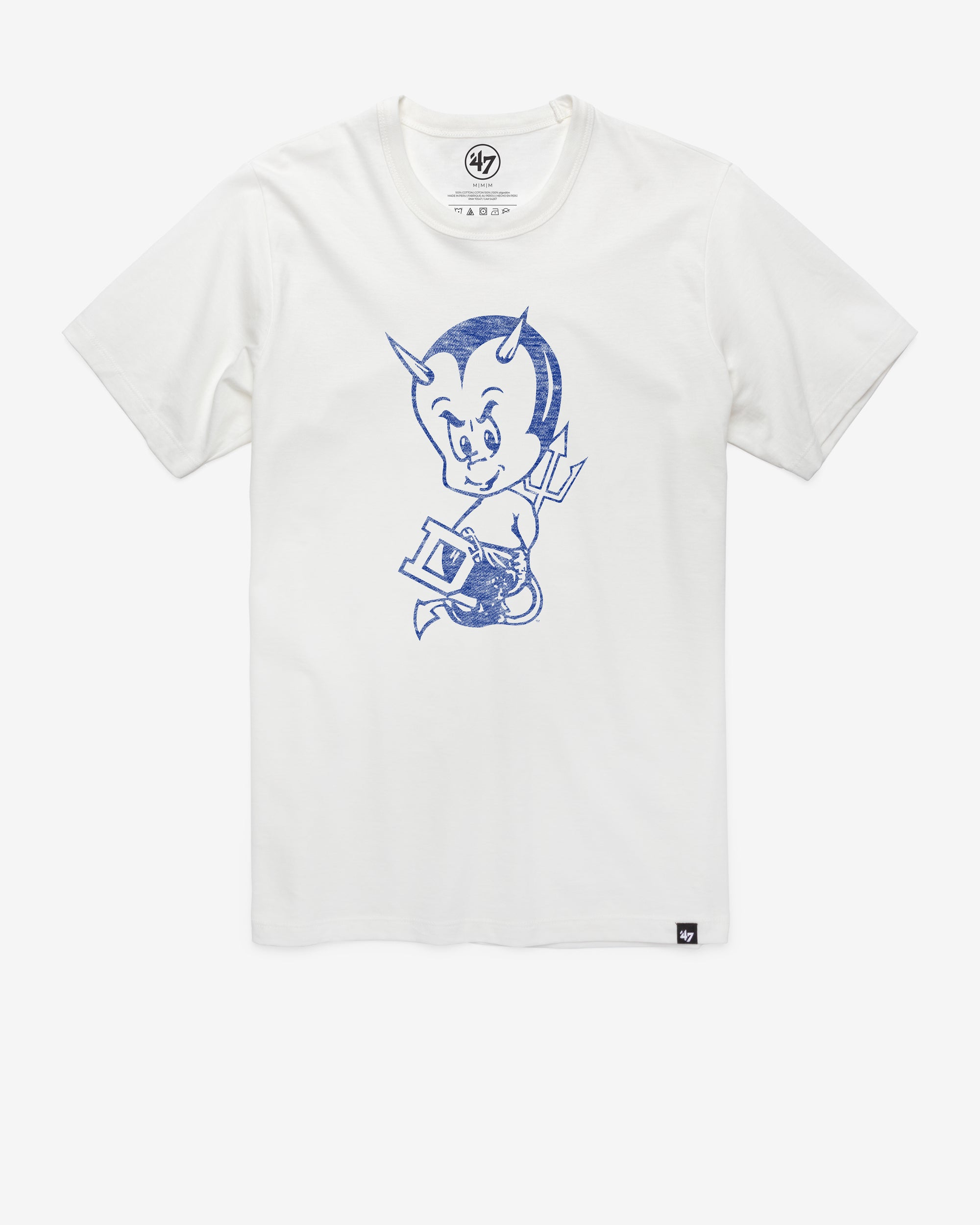 DUKE BLUE DEVILS VINTAGE PREMIER '47 FRANKLIN TEE