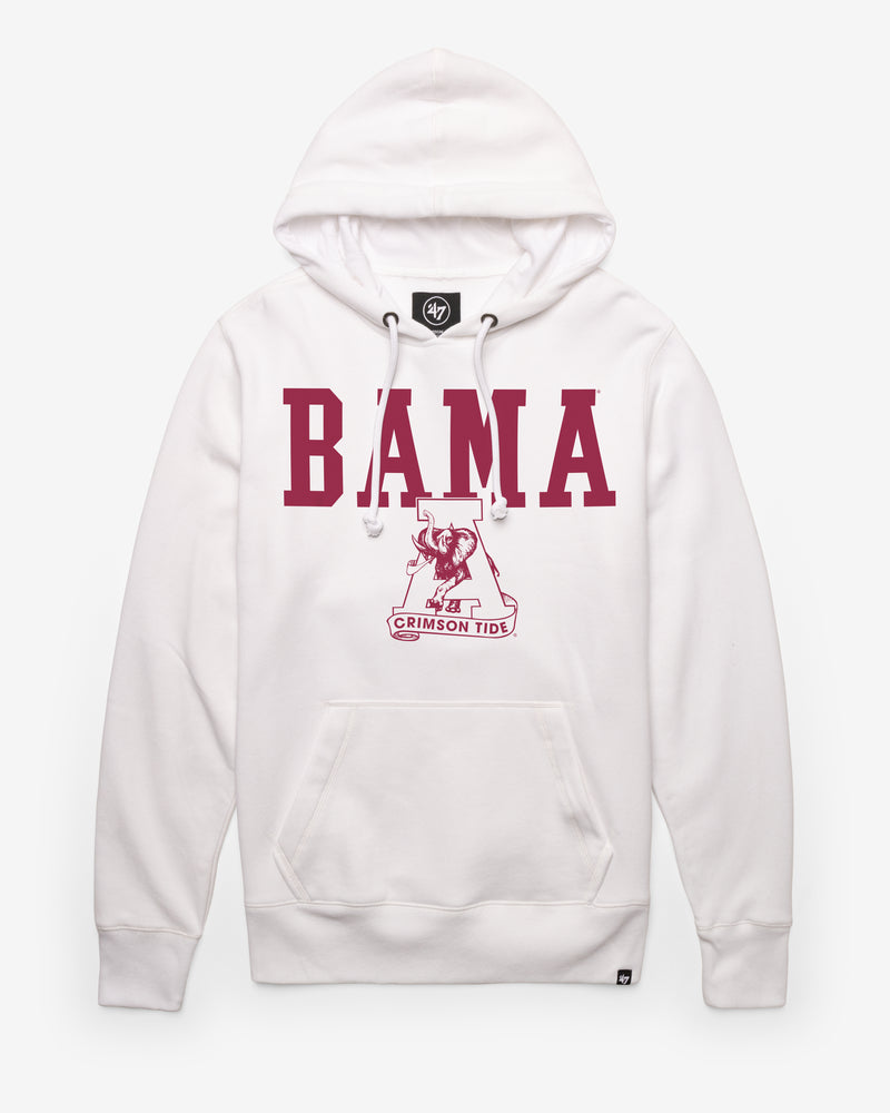 ALABAMA CRIMSON TIDE VINTAGE STRAIGHT BLOCK '47 HEADLINE HOOD