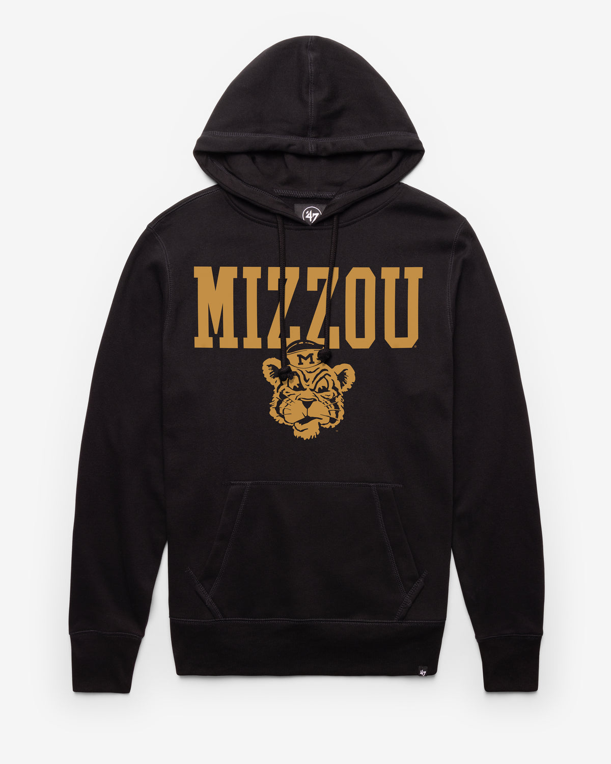 MISSOURI TIGERS VINTAGE STRAIGHT BLOCK '47 HEADLINE HOOD