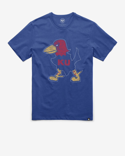 KANSAS JAYHAWKS VINTAGE PREMIER '47 FRANKLIN TEE