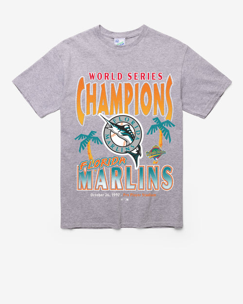 MIAMI MARLINS COOPERSTOWN WORLD SERIE LOCKER VINTAGE '47 TUBULAR TEE