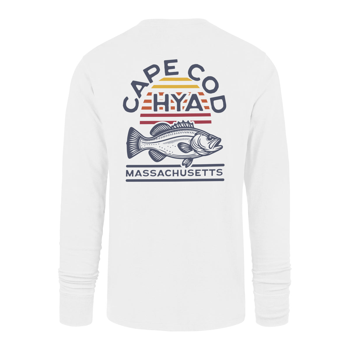 CAPE COD DESTINATION BACKER '47 FRANKLIN LONG SLEEVE TEE