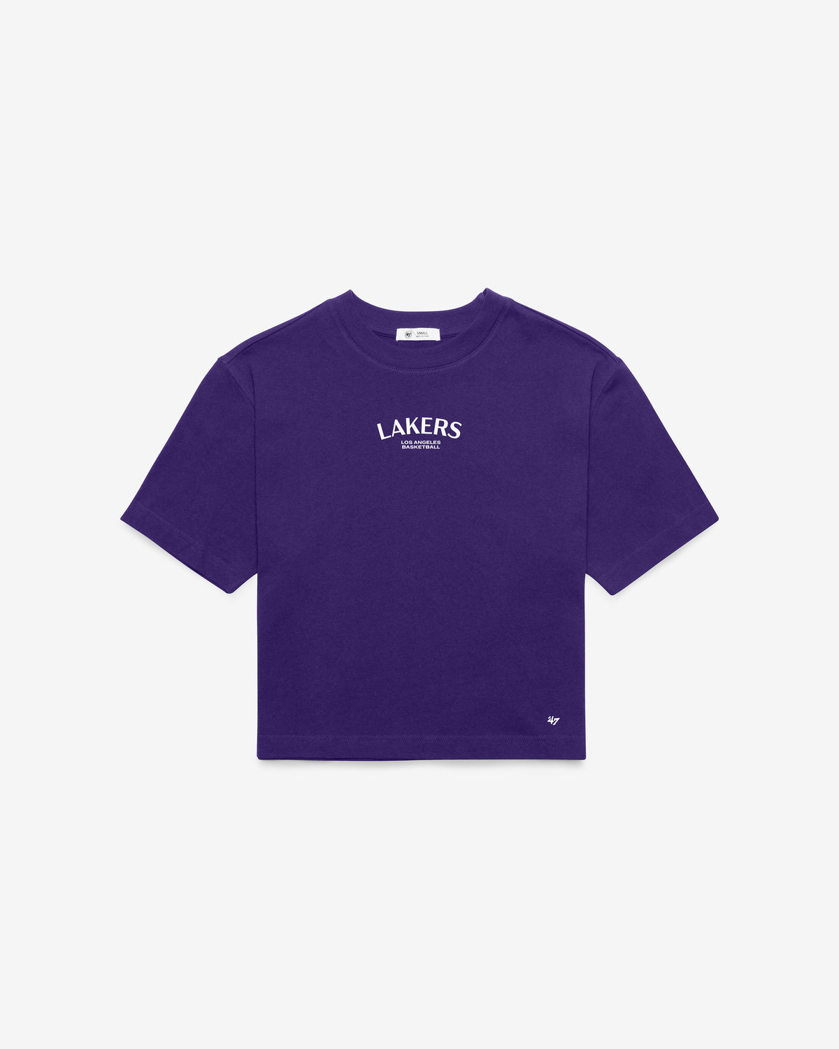 LOS ANGELES LAKERS HADRIAN '47 FOUNDATION CROP TEE WOMENS