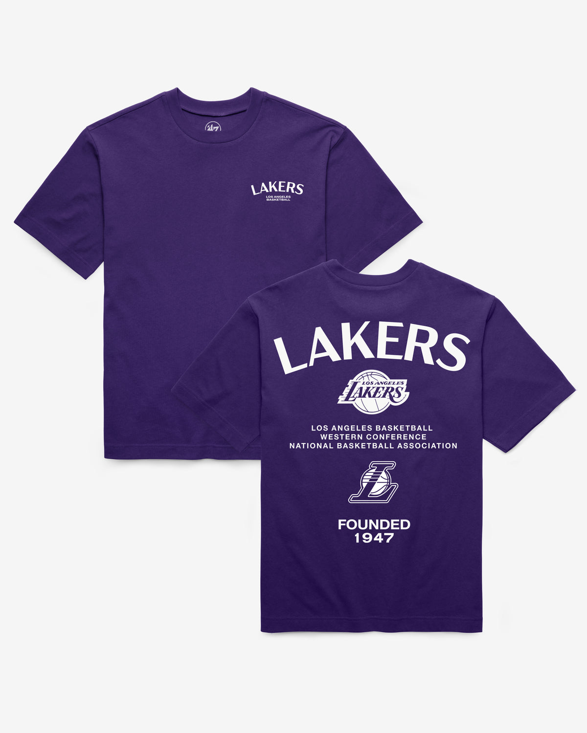 LOS ANGELES LAKERS CONSTANTINE '47 FOUNDATION TEE
