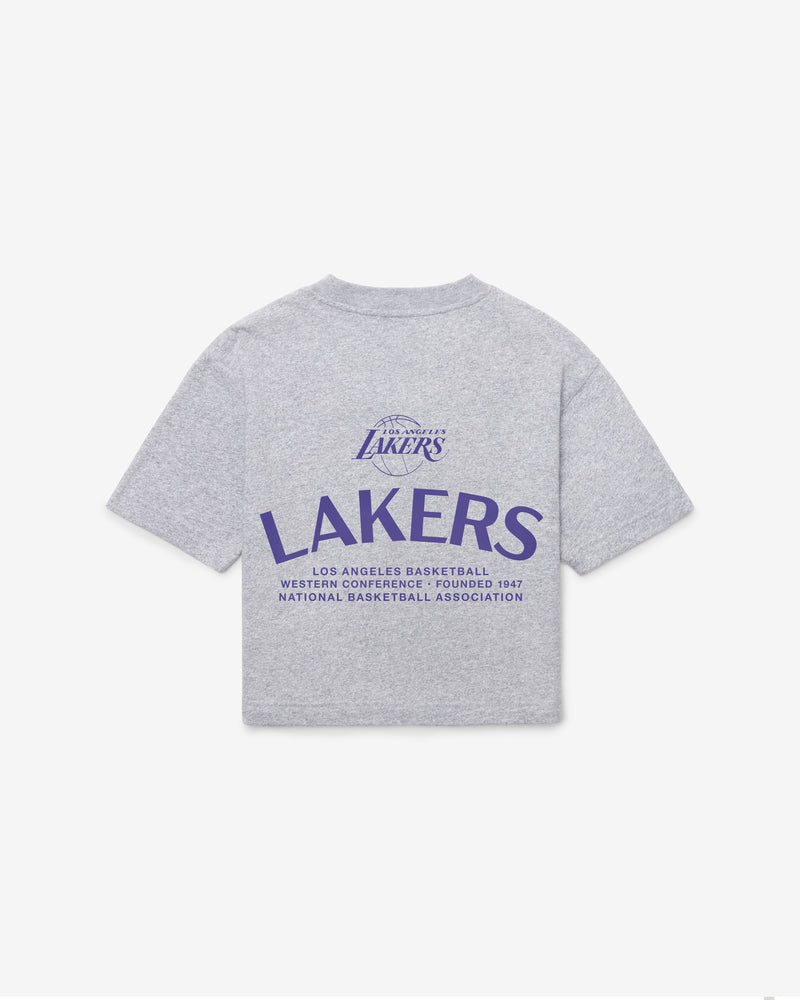 LOS ANGELES LAKERS HADRIAN '47 FOUNDATION CROP TEE WOMENS