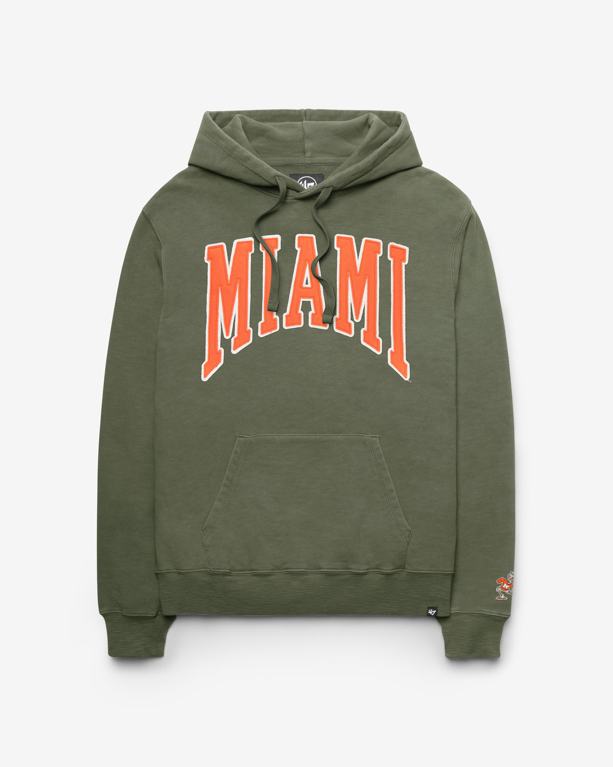 MIAMI HURRICANES VINTAGE GROTON WELL WORN '47 FRENCH TERRY HOOD