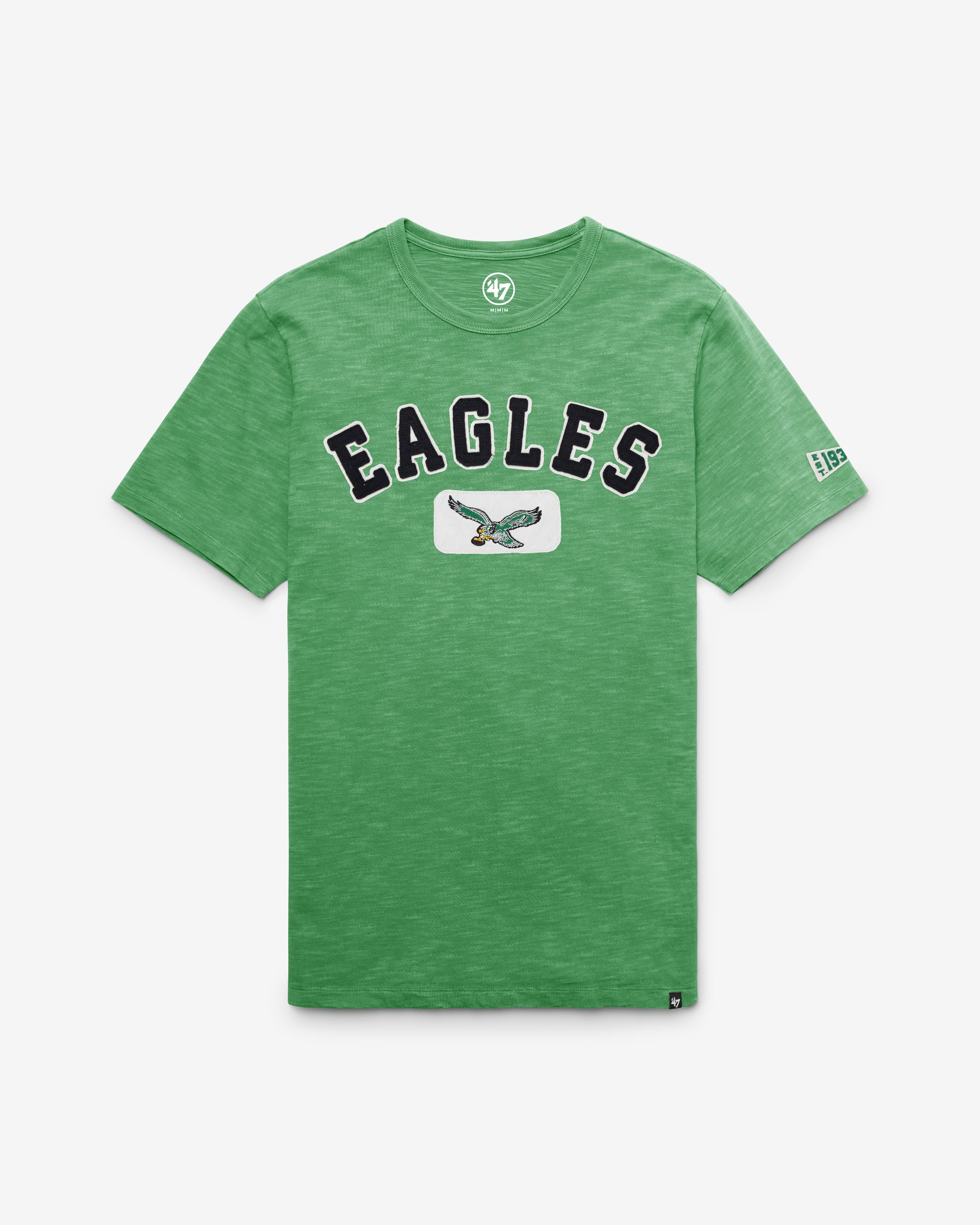 PHILADELPHIA EAGLES HISTORIC SEYMOORE WELL WORN '47 HEAVY SLUB TEE