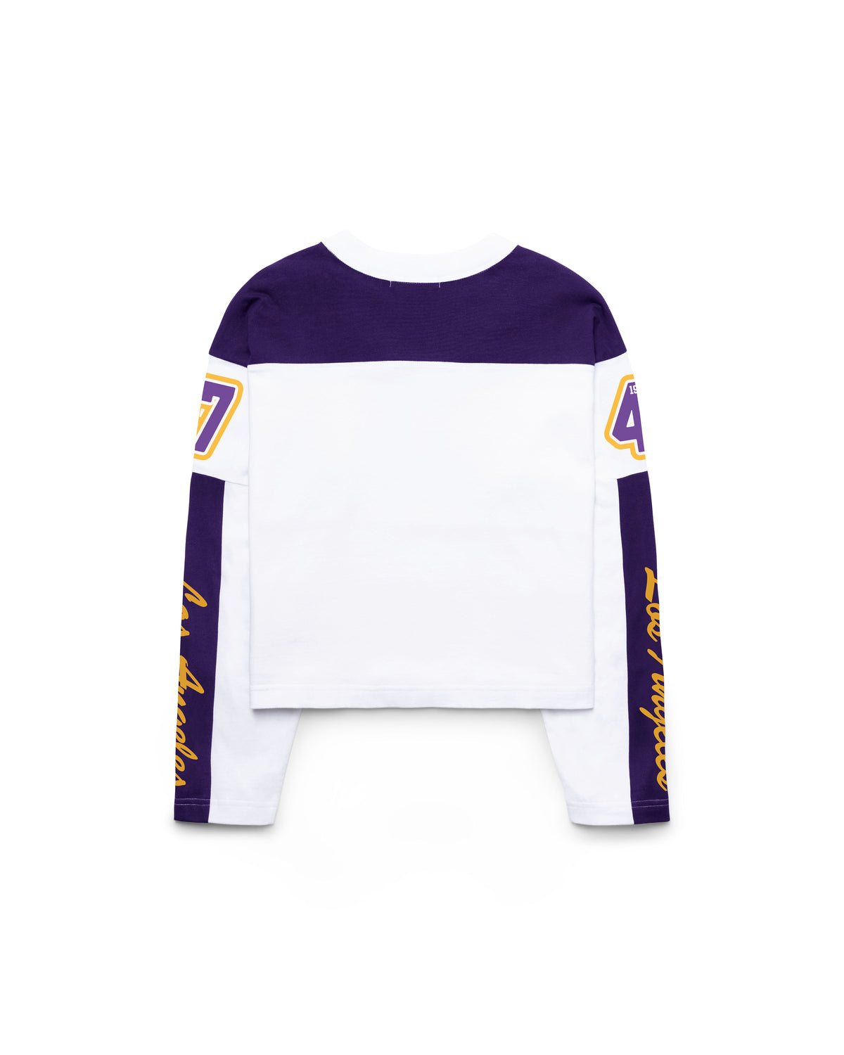 LOS ANGELES LAKERS EXCLAMATION METRO JERSEY TEE W