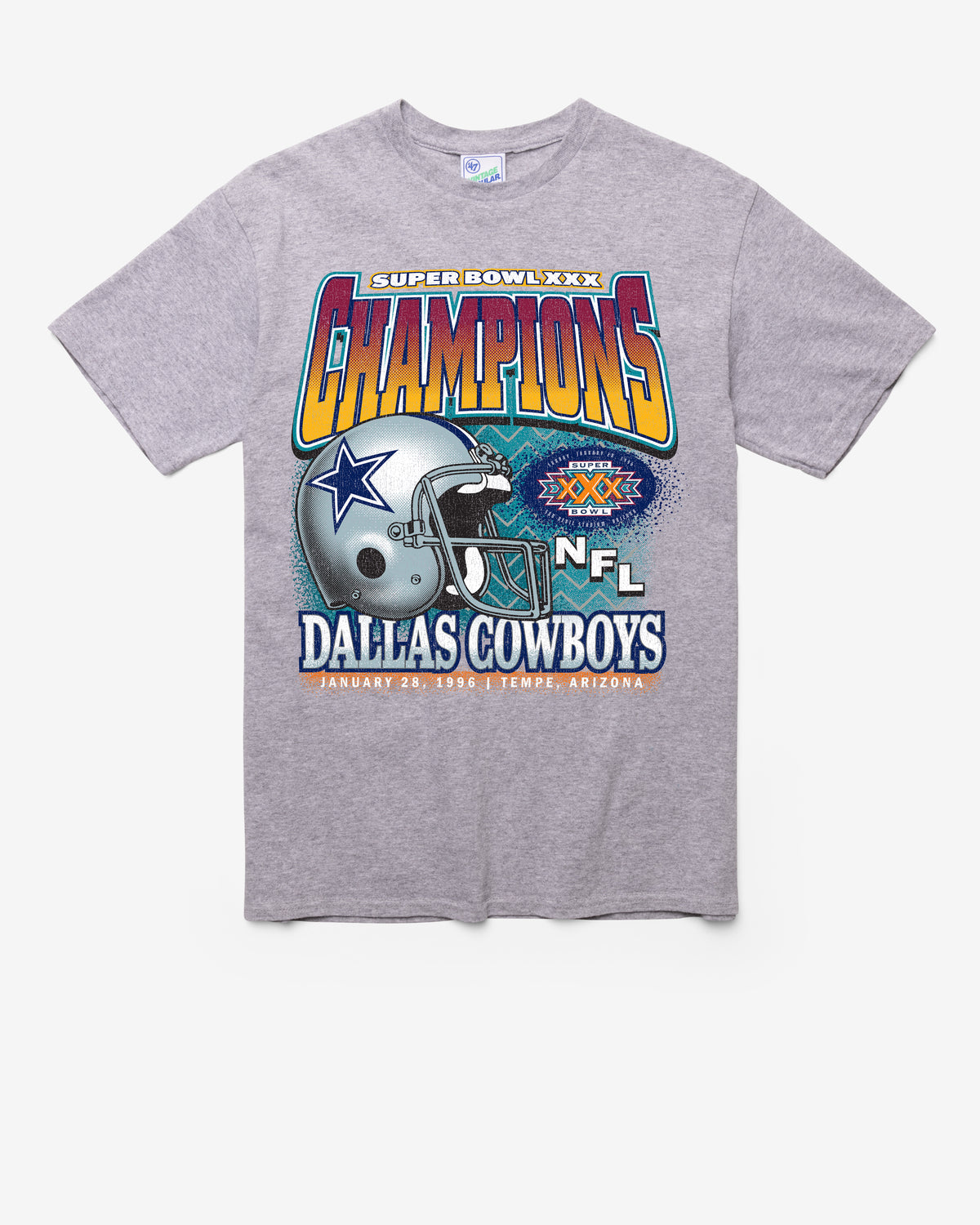 DALLAS COWBOYS LOCKER VINTAGE '47 TUBULAR TEE