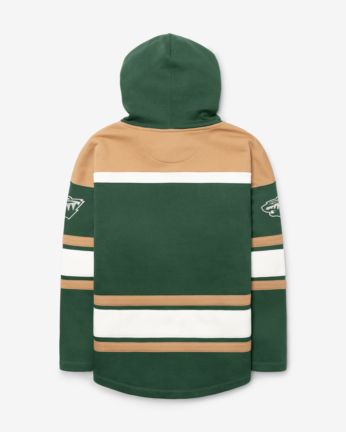 MINNESOTA WILD BLOCK SCRIPT SUPERIOR '47 LACER HOOD
