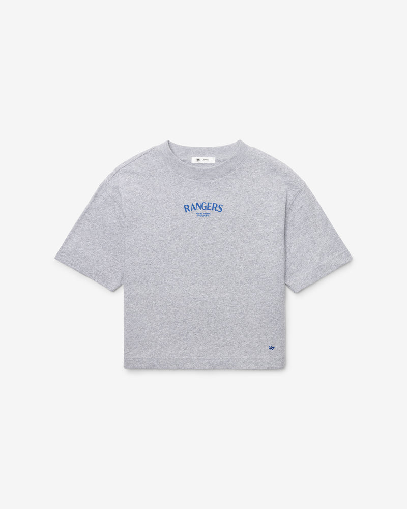 NEW YORK RANGERS HADRIAN '47 FOUNDATION CROP TEE WOMENS