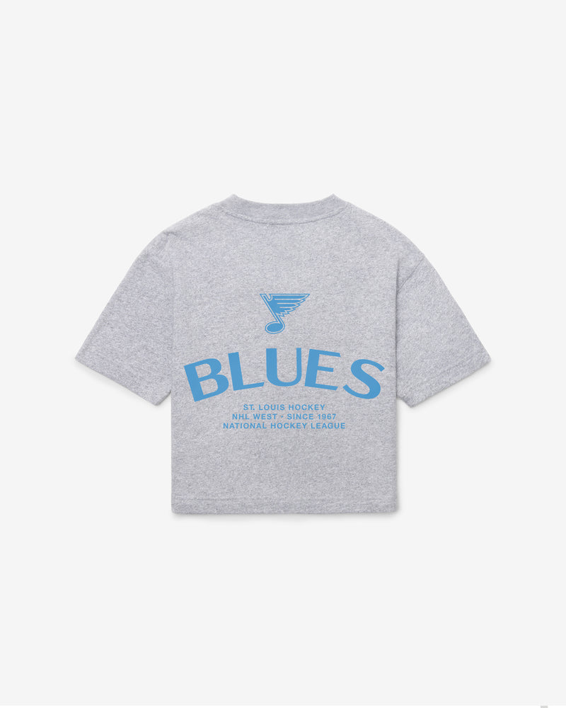ST LOUIS BLUES HADRIAN '47 FOUNDATION CROP TEE WOMENS