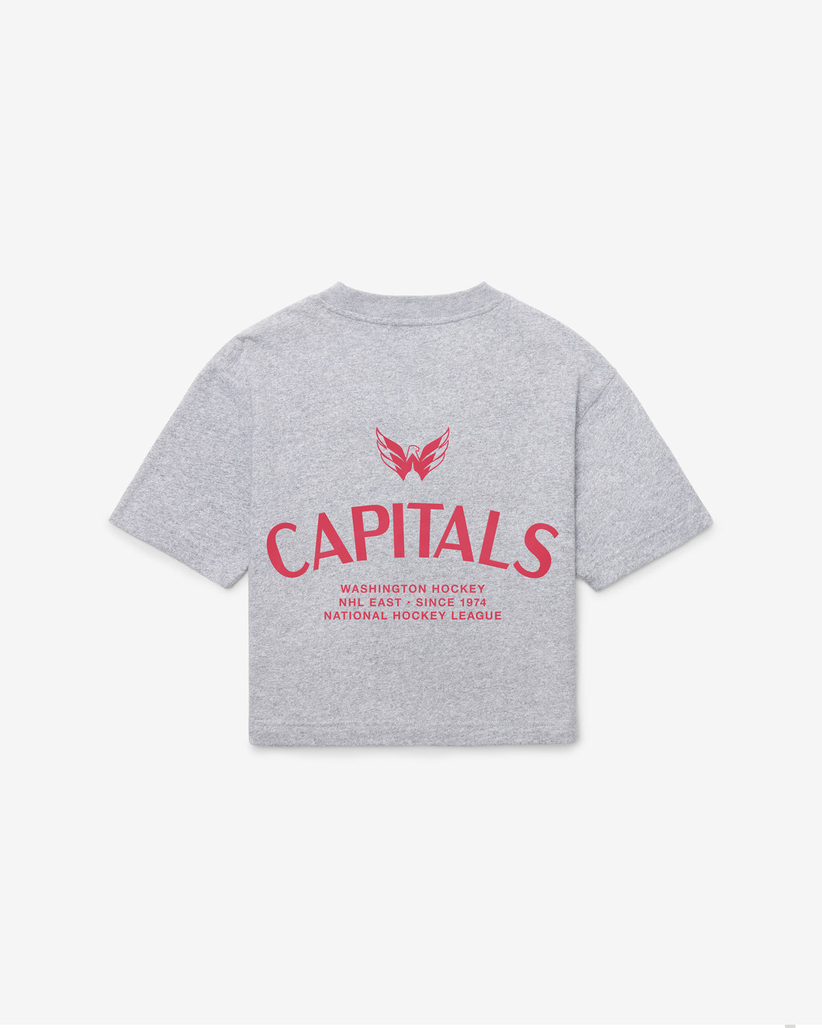 WASHINGTON CAPITALS HADRIAN '47 FOUNDATION CROP TEE WOMENS
