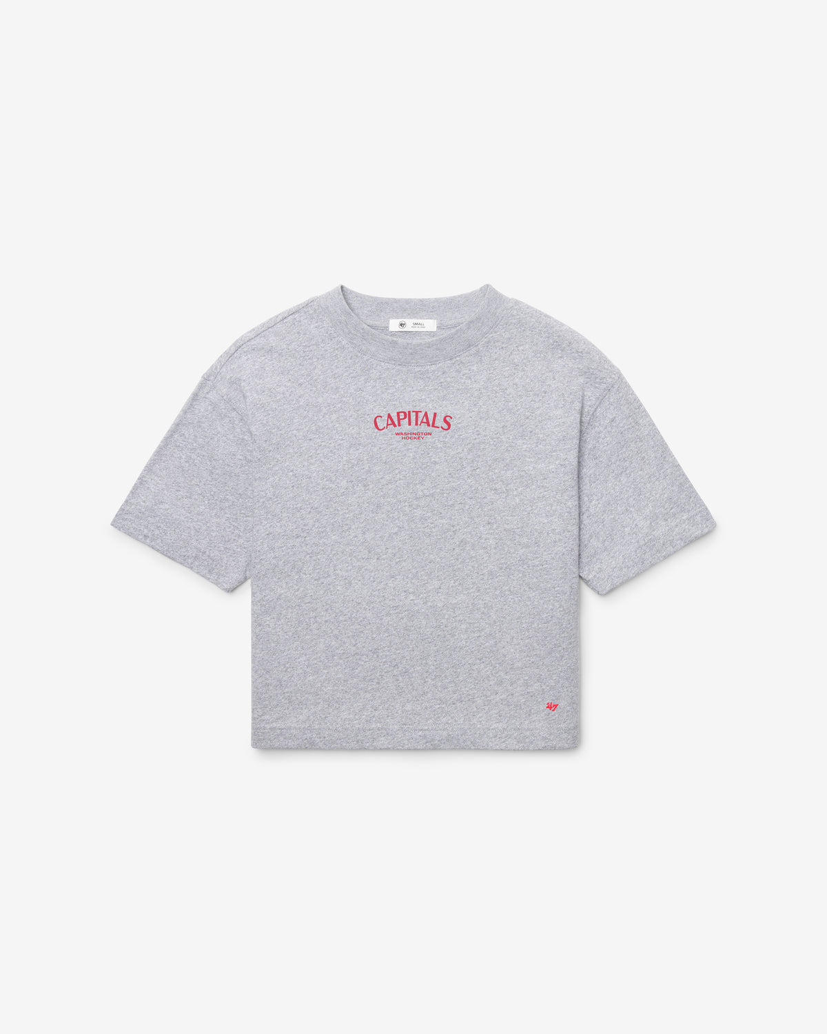 WASHINGTON CAPITALS HADRIAN '47 FOUNDATION CROP TEE WOMENS