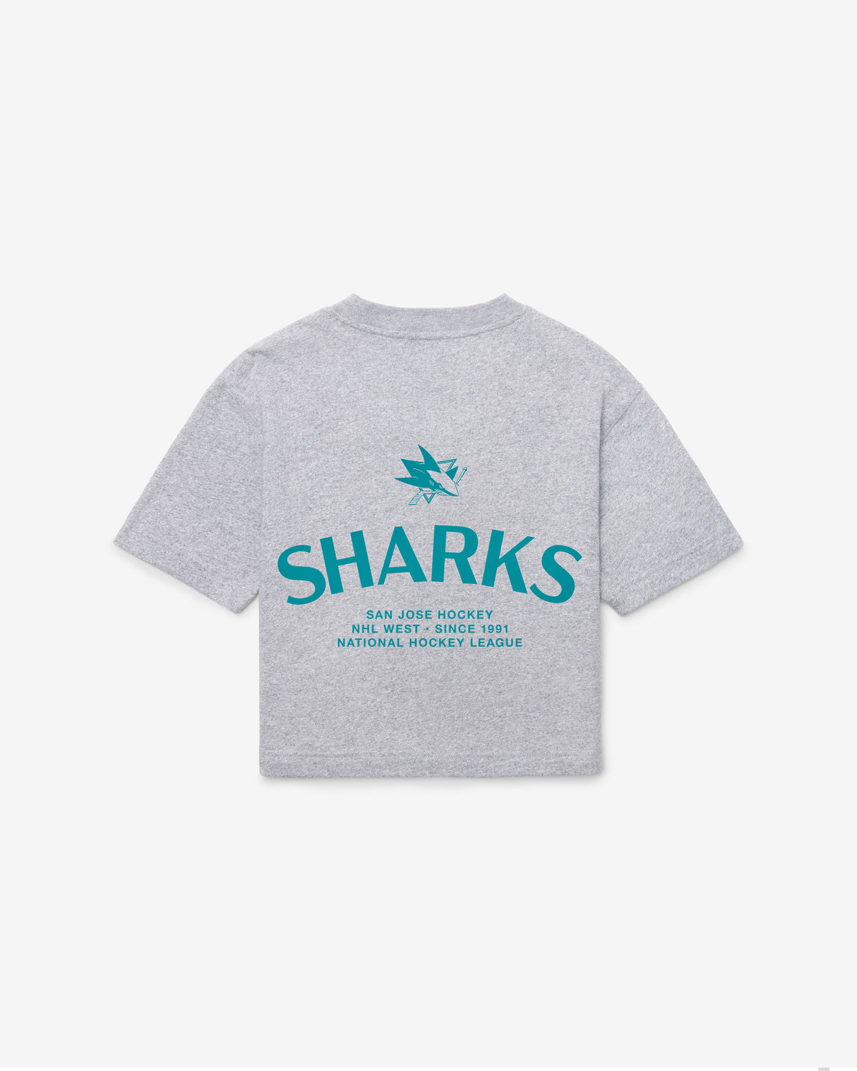 SAN JOSE SHARKS HADRIAN '47 FOUNDATION CROP TEE WOMENS