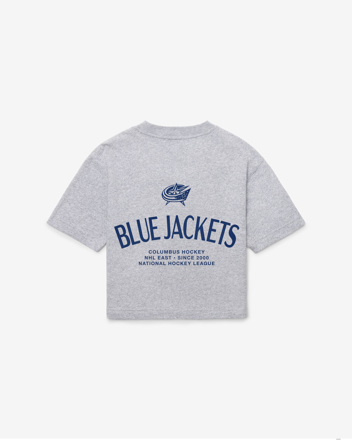 COLUMBUS BLUE JACKETS HADRIAN '47 FOUNDATION CROP TEE WOMENS