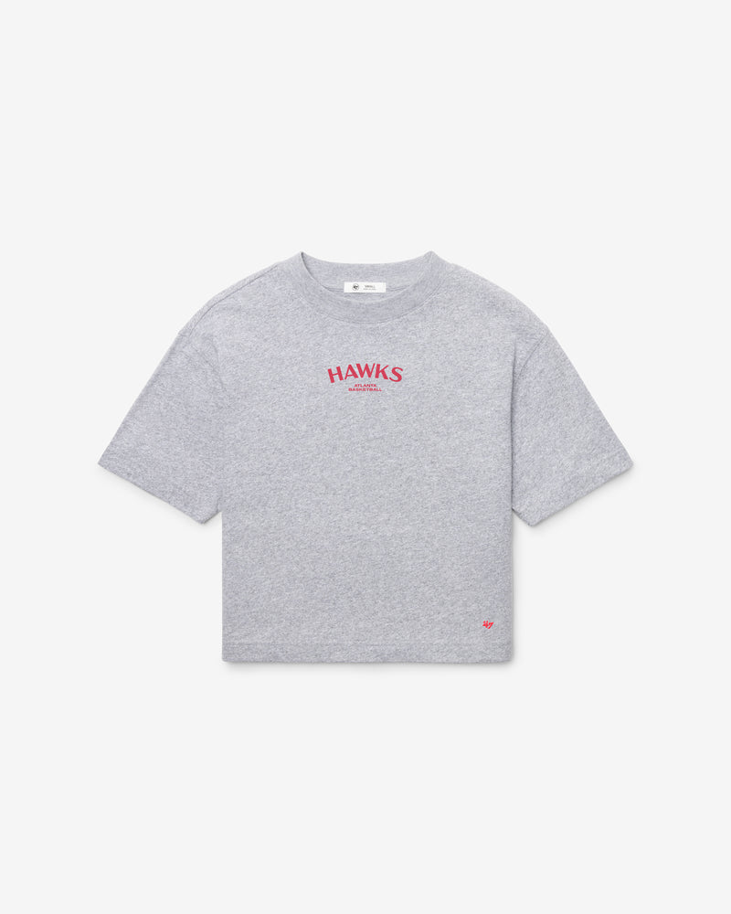 ATLANTA HAWKS HADRIAN '47 FOUNDATION CROP TEE WOMENS
