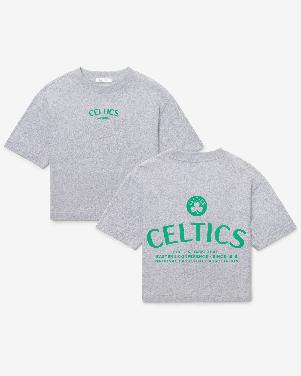 BOSTON CELTICS HADRIAN '47 FOUNDATION CROP TEE WOMENS