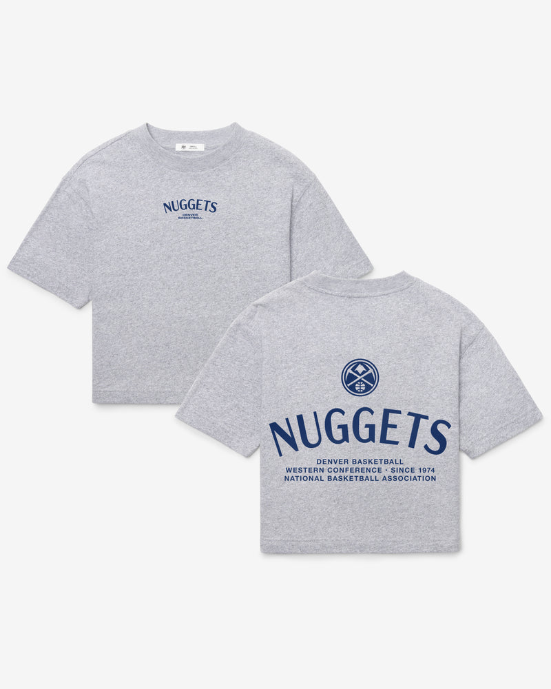 DENVER NUGGETS HADRIAN '47 FOUNDATION CROP TEE WOMENS