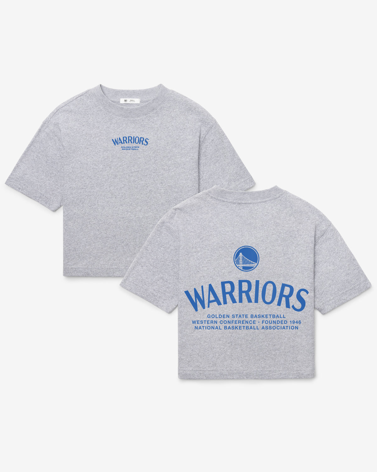 GOLDEN STATE WARRIORS HADRIAN '47 FOUNDATION CROP TEE WOMENS