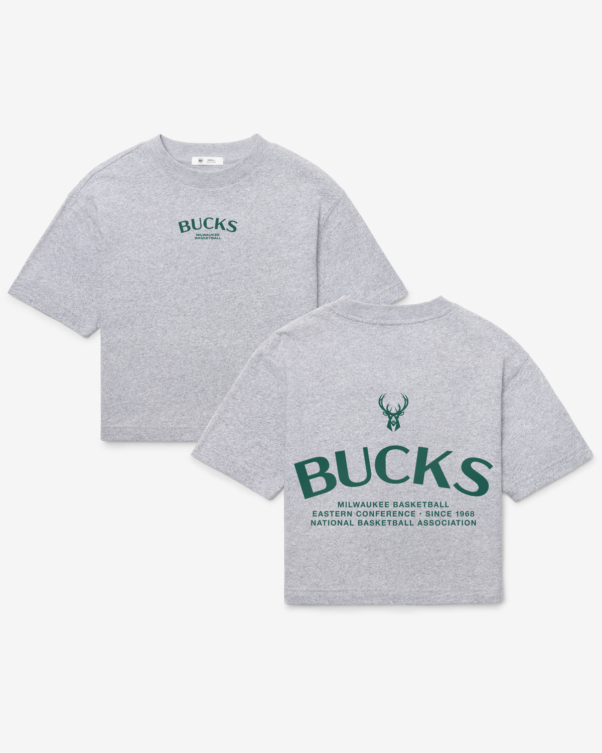MILWAUKEE BUCKS HADRIAN '47 FOUNDATION CROP TEE WOMENS