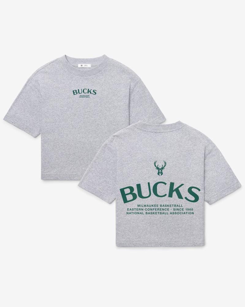 MILWAUKEE BUCKS HADRIAN '47 FOUNDATION CROP TEE WOMENS
