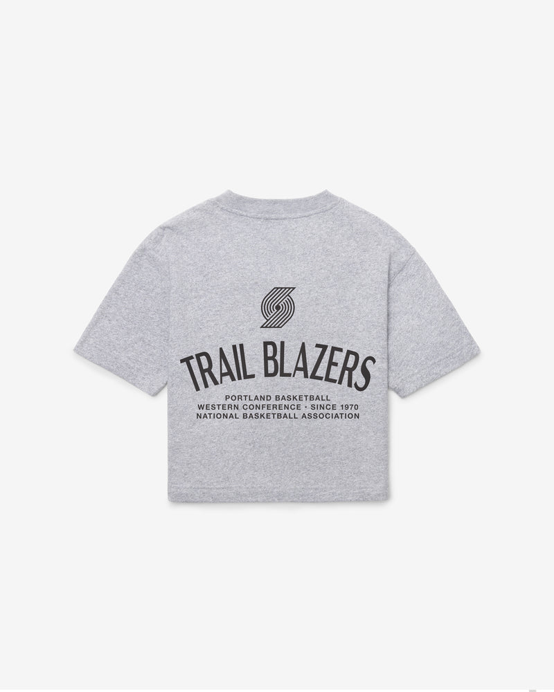 PORTLAND TRAILBLAZERS HADRIAN '47 FOUNDATION CROP TEE WOMENS