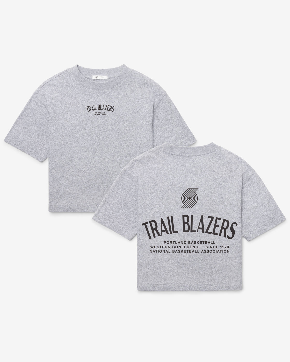 PORTLAND TRAILBLAZERS HADRIAN '47 FOUNDATION CROP TEE WOMENS